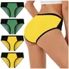 Women's Sleepwear Striptease Outfits Briefs Solid Knickers Underpants Panties Bikini Color Underwear Women Patchwork Womens Bodysuit Lingeri