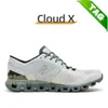 Chaussures de créateurs Running 0n Runnings Designer Cloud X Federer Nouvelle sneaker légère absorbant les chocs Hommes Femmes Entraînement Cross Training Chaussure Cushi0n noir de blanc sho