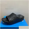 Тапочки Hoka One Men Ora Reery Slide Black Army Green Speathing Mens Slipper Sandals 2022 Цвет песчаной оксфордская желтая платформа Del Del Dhsfp