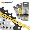 VG Sports 8 9 10 11 vitesses chaîne de vélo demi/plein creux 8s 9s 10s 11s ultraléger 116 liens chaînes de route de montagne pièces de vélo 0210