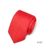 Bow Ties 2023 Designer Fashion 7 cm dla mężczyzn Striped Fuccess Oblubienie