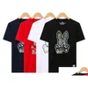 Men'S T-Shirts Mens Psychobny Tshirt Fashion Brand Versatile Print Skl Rabbit Pattern And Womens Cotton Mxxxl06 Drop Delivery Appare Dhs3B