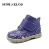 Athletic Shoes Ortoluckland Kid Girls PU Leather Casual Orthopedic For Children Toddler Spring Autumn Winter Flatfeet Ankle Walking Boots
