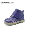 Chaussures de sport Ortoluckland Enfant Filles PU Cuir Casual Orthopédique Pour Enfants Tout-petit Printemps Automne Hiver Pieds Plats Cheville Bottes De Marche