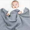 100x80cm infant knitted basket blanket Baby Car Cover summer Air Conditioning Toddler Bedding Quilt Newborn Super Soft Swaddles Wrap