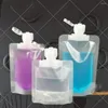 Storage Bottles Portable Ones Spout Pouch Refillable Makeup Packing Bag Subpack The Liquid Transparent Clamshell Packaging