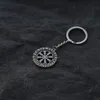 Porte-clés Vintage Viking Boussole Porte-clés Symbole Celtique Clé De Voiture Pendentif Chaîne Suspendue Accessoires