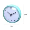 Wall Clocks Bathroom Kitchen Waterproof Suction Cup Clock Decor Shower Timer Home Living Room Kids