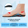 Akcesoria części butów ifitna pu podeszwy zapalenie powięzi bólu ulga mężczyźni ortopeda Kobiety Sneaker Płaskie stopy Wysokie Łuk Wsparcie Ortic Insert Sole 230211