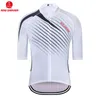 Racing Jackets 2023 Men White Cycling Jersey Summer Mtb Camisa Ciclismo Lycra Bike Honeycomb Short Sleeve Maillot