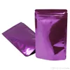 200pcs /lote colorido mylar selvaglable bolsas de embalagem com zíper sacos de armazenamento de alimentos para zíper doypack self -lock bloqueio bolsas de embalagem