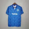 Napoli retro futbol formaları #10 Maradona 86 87 88 89 90 91 92 93 94 95 97 98 99 13 15 Napoli Vintage Futbol Gömlek T Giordano CareCa üniforma uzun kollu ev mavi beyaz