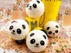 100 pcslot 4 cm Jumbo Panda Squishy Charms Kawaii Brioches Pain Téléphone Portable Clé Sangle Pendentif Squishes Sac Pièces Accessoires