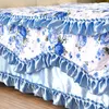 Bed Skirt Cotton thick Lace Bedding Bedspread Pillowcases Winter Warm Non-slip Bed Sheets Mattress Cover King Queen Size Bed Cover 230211