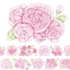 Geschenkomschakeling Fascinerende Chinese Rose Pet Special Oil Washi Tapes Journal Maskering Tape Adhesive Diy Scrapbooking Stickers