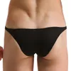 Underpants Men's Sexy Underwear Ultra Thin Briefs Low Rise Soft Semi See Through Male Panties Solid Breathable G-Strings
