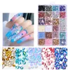 Nail Art Dekorationen Bulk Großhandel Jelly AB Flatback Harz Strasssteine in Box Candy Cab Farbe 3D DIY Deco Bling Kit Zubehör für Stac22