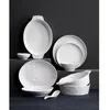 Plates All Season Meals Ceramic Kitchen Plate Set Cookware Cooking Appliances Rice Salad Noodles Bowls Soup Spoons Tools