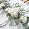 Декоративные цветы на открытом воздухе Свадебное моделирование столовое украшение цветочки на день рождения банкет эль регистрация виноградная лоза