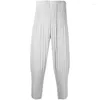 Men's Pants Miyake Homme Plisse Issey Pleated Fabric Fashion Casual Men's And Women's Knickerbockers Pencil