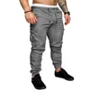 Pantalons pour hommes Mode Combinaisons multi-poches pour hommes Pantalons de sport Hommes Casual Fitness Pantalon à cordon Jogger Track Pants 230211