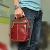 Sacs de soirée Qualité Cuir Homme Multifonction Mode Messenger sac Casual Design Bandoulière Une Épaule Cartable Fourre-Tout Sac D'école 8025d 230210