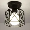 Luci retrò vetro vintage Proteggi gli occhi Spotlight a soffitto Lampada a LED E27 moderna per camera da letto casa soggiorno cucina 0209