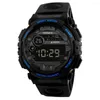 손목 시계 럭셔리 남성 디지털 LED 시계 날짜 스포츠 남성용 방수 시계를위한 야외 전자