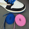 Parti di scarpe Accessori Pizzo colorato Blu Rosa Nero Beige Sneaker AJAF Donna Uomo Stringa per adulti Lacci per il tempo libero e Allmatch 230211