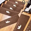 Carpets Reusable Luminous Embroidery Floor Rug Carpet For Stairway Anti-Slip Stair Mats Self-adhesive Step Foot Pad Entrance Living Room