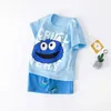 Kleding Kinderkleding Sets Casual Sports losse oneck T -shirts Shorts Nieuwe stijl Trendy katoenen Katte mouw Pullver shirts kinderen pc's