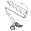 Chains Fashion Jewelry Plating Angel Ball Interchangeable Cage Elephant Crystal Wing Design In Pendants Necklace JewelryChains