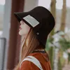 Cloches Buckek Hats 여성 ins 스타일 패션 패션 여름 선샤다 캡 남자 파나마 버킷 힙합 편지 패치 워크 캡 블랙 56-58cm1