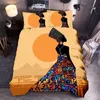 Bedding sets African Woman Single Double Sets 2 3 Piece for Kids Boys Desert Sunset Bed Cover Girl Room Decor Bedspread Full Size 230210