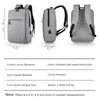 Bolsas escolares saco de mochila anti-roubo de 15,6 polegadas laptop homens mochila masculino impermeável backbag Backbag de grande capacidade Backpack 230211