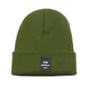 Bérets mode N86 bonnet chapeau brodé pour hommes femmes coton doux chapeaux d'hiver avec bonnets tricotés Hip Hop Ski casquette chaud