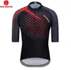 Racing Jackets 2023 Men White Cycling Jersey Summer Mtb Camisa Ciclismo Lycra Bike Honeycomb Short Sleeve Maillot