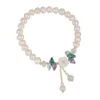 Strand Origin Summer Fashion Shell Freshwater Pearl For Women Multicolor Crystal Stone Flower armbanden sieraden