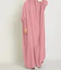 Roupas étnicas Drop Butterfly Modest Abaya Alta Qualidade Ramadan EID Elastic Wrist Maxi Dress Nida Muslim Oração Islâmica