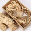 Chandelier Crystal 6Pcs Natural Raffia Paper Ribbon For Florist Bouquets Decoration Crafts Christmas Gift Wrap