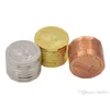 Smoking Pipes New Type Three-layer Smoke Grinder with Diameter of 43MM Zinc Alloy and Coin Smoke Grinder