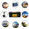 12V 380Ah LiFePO4 Battery Pack Built-in BMS Lithium Iron Phosphate Cell For Golf Cart RV Campers Off-Road Solar With Charger