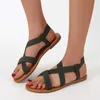 Hausschuhe, bequeme Slip-On-Sandalen, elastische Textil-Spleißsandalen, lässige Strandschuhe für Damen, klassische rutschfeste, leichte Sandalen für Damen G230210