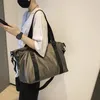 Duffel Bags de grande capacidade para homens e mulheres viagens simples sólidas unissex ombro mensageiro bolsas femininas designer