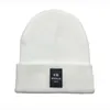 Bérets mode N86 bonnet chapeau brodé pour hommes femmes coton doux chapeaux d'hiver avec bonnets tricotés Hip Hop Ski casquette chaud