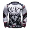 T-shirt da uomo Factory Sportswear Full Sublimation Rashguard Uomo Manica lunga Compressione