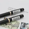 0.7mm Black Ink Roller Pen Plastic Handle Office Notes Sign Non-metal School Stationery