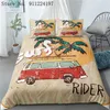 Bedding Sets Summer Travel Duvet Cover Comforter Set 3D Printing Luxury 3pcs Quilt Single Double 229 229CM Home Textile