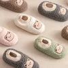Slippers Plush Warm Lovely Bear Design Household Non-slip Cotton Women 2023 Winter Home Boots Couple Shoes Leisure