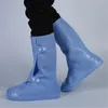 Shoe Parts Accessories PVC Rainproof Shoes Cover Men Women Winter Snow Boots Waterproof Thick NonSlip WearResistant Bottom High Tube Rain Bota Cases 230211